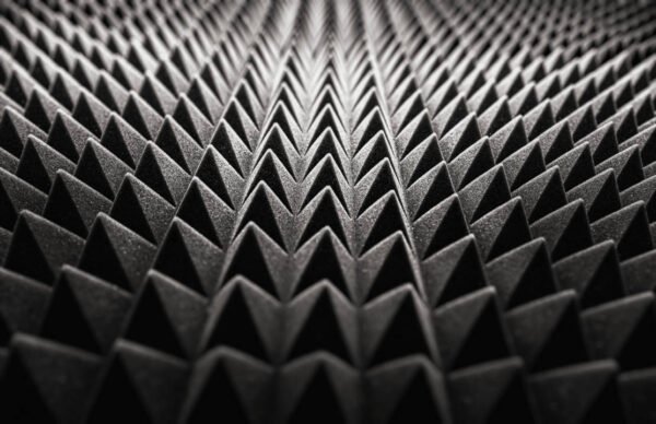 bgpb Pyramid Acoustic Foam 1x1ft (12x12 inch)